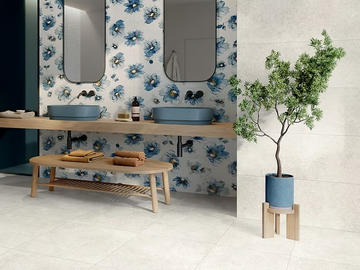 SILK - Porcelain stoneware wall/floor tiles with stone effect by Panaria Ceramica - view 2